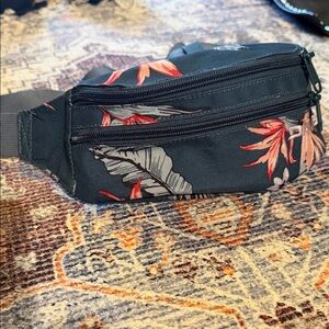 Dakine Black Crossbody Bag with Floral Design